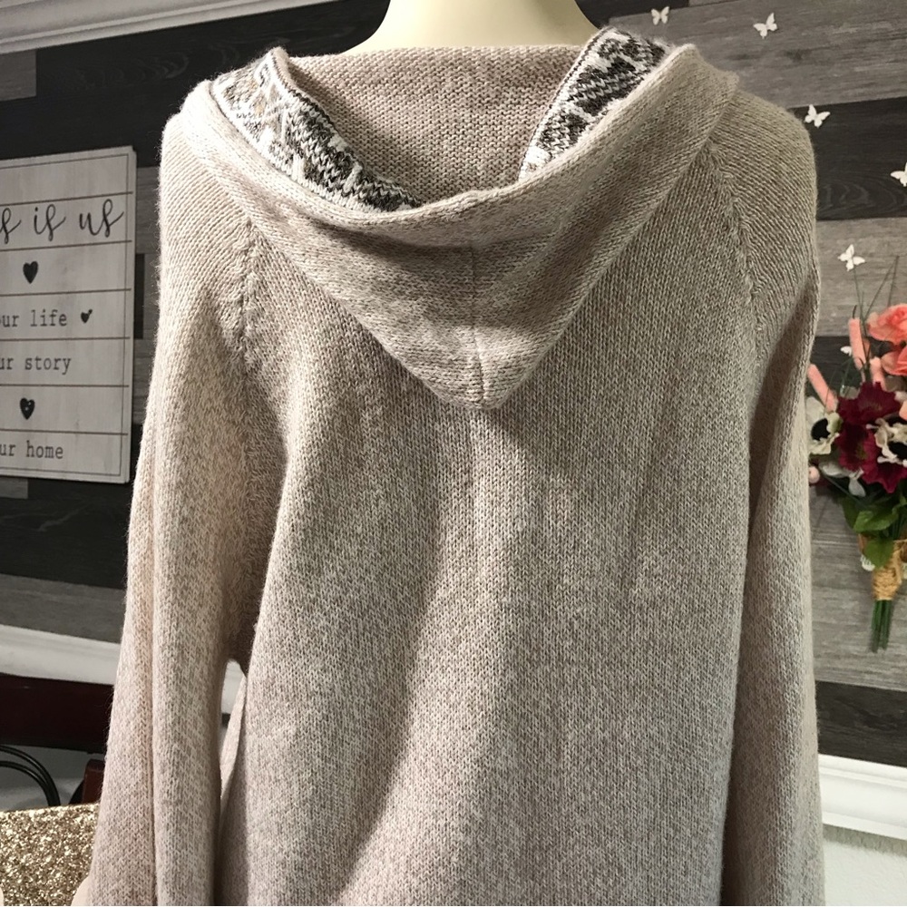 Alpaca Hoodie From Peru Sz Small - Picture 4 of 10